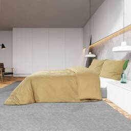 Berkfield Home Duvet Cover Set Taupe 200x200 cm Light-weight Microfiber - thumbnail 4