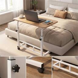 Nordara Bamboo Folding Laptop Stand Adjustable Angle Bed Breakfast Tray Table in Natural - thumbnail 7