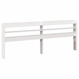 Berkfield Home Bed Frame with Headboard without Mattress White 200x200 cm - thumbnail 6