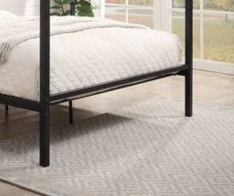 Crazy Price Beds Ltd Chalfont Four Poster Metal Bed in Black - Size: King - thumbnail 3