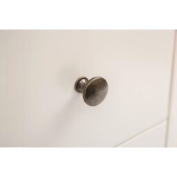 Cabinet Bits Maggiori 5 Drawer Narrow Chest of Drawers Brass Knob in Off-White - thumbnail 6
