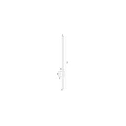 Netlighting Asse 100cm Integrated LED Wall Lamp Brushed Brass 3000K in Metallic Gold - thumbnail 2