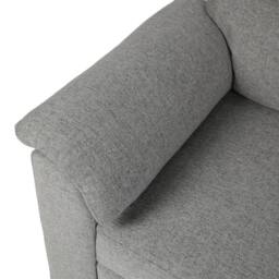 Home Garden Direct Tivoli - 2 Seater Pull out Sofa Bed in Soft Woven Fabric in Grey - thumbnail 7