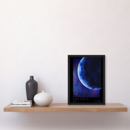 Artery8 NASA Artemis Moon Mission Galvanizing Lunar Space Travel Destination Poster Artwork Framed Wall Art Print A4 in Black - thumbnail 2