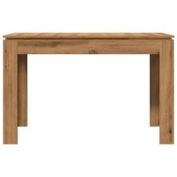 Berkfield Home Dining Table Artisan Oak 120x60x76 cm Engineered Wood in Brown - Size: 120 x 60 x 76 cm - thumbnail 4