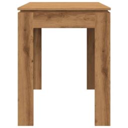 Berkfield Home Dining Table Artisan Oak 120x60x76 cm Engineered Wood in Brown - Size: 120 x 60 x 76 cm - thumbnail 5
