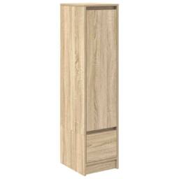 Berkfield Home Highboard Sonoma Oak 29.5x34x119.5 cm Engineered Wood in Tan - thumbnail 3