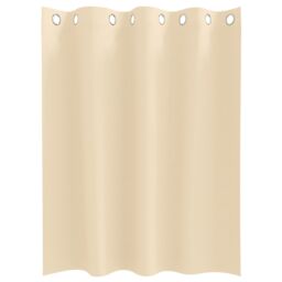Berkfield Home Curtains with Curtains 2 pcs Cream 140 x 140 cm Polyester - thumbnail 3