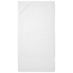 Towel City Printable Border Hand Towel in White - thumbnail 1