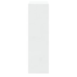 Berkfield Home Shoe Cabinet High Gloss White 63x24x81 cm Engineered Wood - Size: 63 x 24 x 81 cm - thumbnail 5