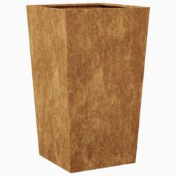 Berkfield Home Durable Garden Planter 45x45x75 cm Corten Steel in Brown - Size: 45 x 45 x 75 cm - thumbnail 3