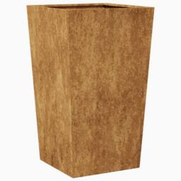 Berkfield Home Durable Garden Planter 45x45x75 cm Corten Steel in Brown - Size: 45 x 45 x 75 cm - thumbnail 7