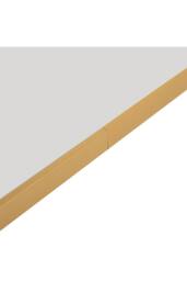 Garden Sanctuary Modern Oval Metal Full Length Wall Mirror Gold - thumbnail 7