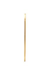 Garden Sanctuary Modern Oval Metal Full Length Wall Mirror Gold - thumbnail 5