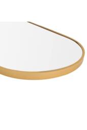 Garden Sanctuary Modern Oval Metal Full Length Wall Mirror Gold - thumbnail 8