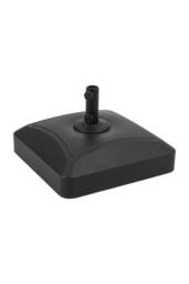 Living and Home 35KG Premium Square Heavy Duty Portable Outdoor Fillable Patio Parasol Base Umbrella Stand with 360° Swivel Wheels in Black - thumbnail 4