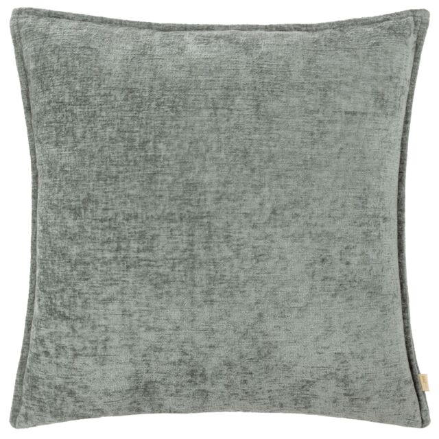 Evans Lichfield Buxton Chenille Reversible Square Cushion in Blue - Size: 50 cm x 50 cm - image 1