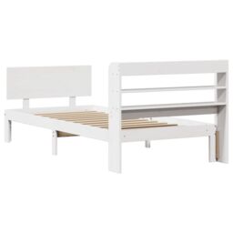 Berkfield Home Bed Frame with Headboard without Mattress White 100x200 cm - thumbnail 6