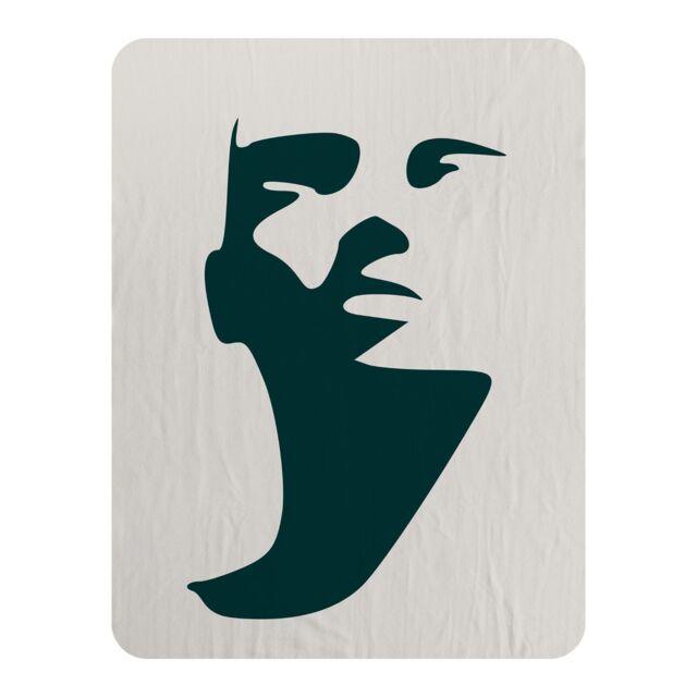 Benjamin Tate Design Elegant silhouette Designer Blanket in Natural - Size: 120 cm x 150 cm - image 1