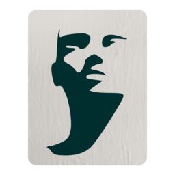Benjamin Tate Design Elegant silhouette Designer Blanket in Natural - Size: 120 cm x 150 cm - thumbnail 1