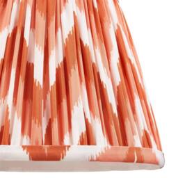 Netlighting Bibury Pink Table Lamp Orange Fabric Zigzag Shade 20cm B22 - thumbnail 6