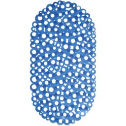 Showerdrape Otto Blue Anti Slip PVC Bath Mat 69cm x 36cm - Size: 69 cm x 36 cm - thumbnail 4