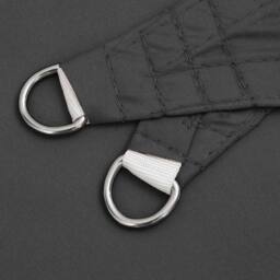 Berkfield Home Sunshade Sail Oxford Fabric Rectangular 2x4.5 m Anthracite in Dark Grey - thumbnail 5