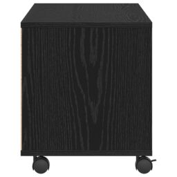 Berkfield Home TV Cabinet Black 90x35x35 cm Engineered Wood - Size: 90 x 35 x 35 cm - thumbnail 6