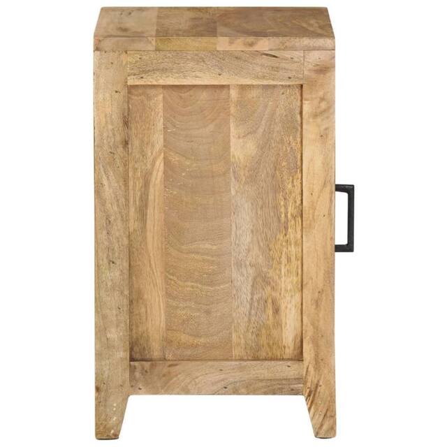 Berkfield Home Durable Bedside Cabinet 40x30x50 cm Solid Mango Wood in Brown - Size: 40 x 30 x 50 cm - image 1