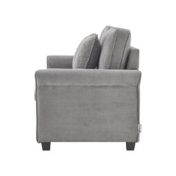 Bravich LTD Ramy Sofa Bed Corduroy 2 Seater Fold Out Mattress in Grey - thumbnail 5