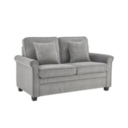 Bravich LTD Ramy Sofa Bed Corduroy 2 Seater Fold Out Mattress in Grey - thumbnail 6