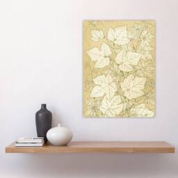 "Artery8 Leaves From Nature No 2 Botanical Jones Vintage Wall Art Print Poster in Beige - Size: W12"" x H16""" - thumbnail 4