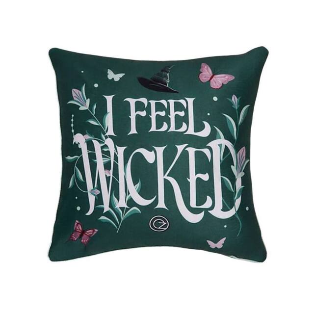 Wicked I Feel Filled Cushion in Green - image 1