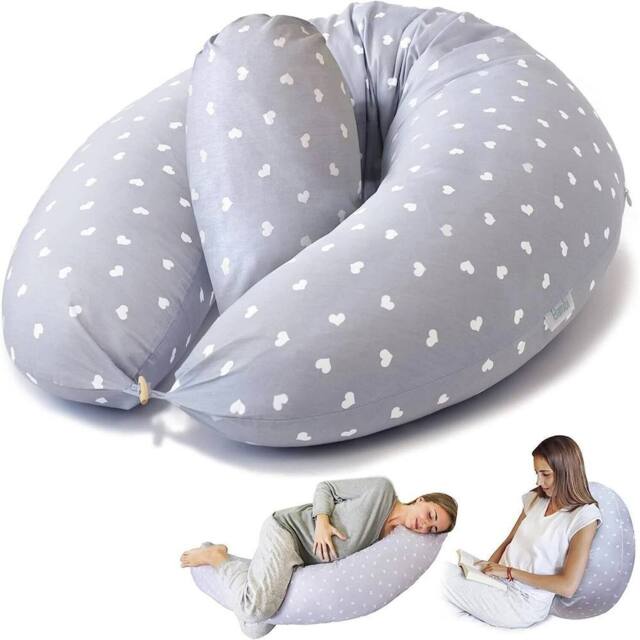 Havendro Pregnancy Pillow Maternity U Shape with Cover Case in Grey - image 1
