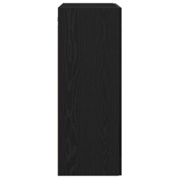 Berkfield Home Wall-Mounted Cabinet in Black Oak - 69.5x34x90 cm, Made from Engineered Wood - Size: 69.5x34x90 cm - thumbnail 3