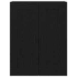 Berkfield Home Wall-Mounted Cabinet in Black Oak - 69.5x34x90 cm, Made from Engineered Wood - Size: 69.5x34x90 cm - thumbnail 2