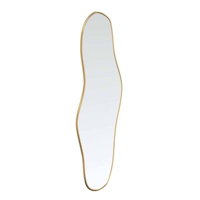 Berkfield Home Wall Mirror Gold 100x45 cm - image 1