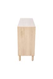 Living and Home Three-Door Wooden Sideboard in Light Oak - thumbnail 8