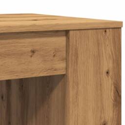 Berkfield Home Decorative Coffee Table Artisan Oak 102x55x42 cm Engineered Wood in Brown - Size: 102 x 55 x 42 cm - thumbnail 7