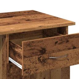Berkfield Home Modern Desk Old Wood 100x50x76 cm Engineered Wood in Brown - Size: 100 x 50 x 76 cm - thumbnail 8