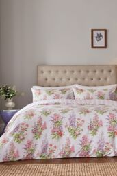 Fable 'Delphinium' Duvet Cover Set in Lilac - Size: Single - thumbnail 1