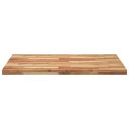 Berkfield Home Versatile Desk Top Oil Finished 100x80x4 cm Solid Wood Acacia in Brown - Size: 100 x 80 x 4 cm - thumbnail 5
