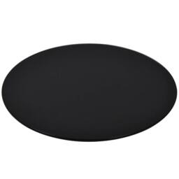 Berkfield Home Table Top Tempered Glass Round 800 mm in Black - thumbnail 3