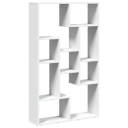 Berkfield Home Bookcase White 72x20x120 cm Engineered Wood - Size: 72 x 20 x 120 cm - thumbnail 1
