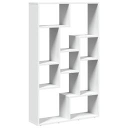Berkfield Home Bookcase White 72x20x120 cm Engineered Wood - Size: 72 x 20 x 120 cm - thumbnail 7