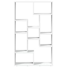 Berkfield Home Bookcase White 72x20x120 cm Engineered Wood - Size: 72 x 20 x 120 cm - thumbnail 5