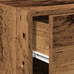 Berkfield Home Sideboard Old Wood 30x42, 5x93 cm Engineered Wood in Brown - thumbnail 9