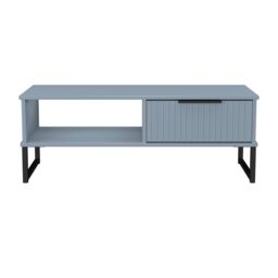 Ready Assembled 2 U Menai 1 Drawer Coffee Table (Ready Assembled) in Light Blue - Size: Medium - thumbnail 2