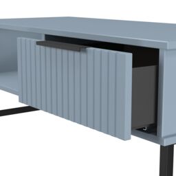 Ready Assembled 2 U Menai 1 Drawer Coffee Table (Ready Assembled) in Light Blue - Size: Medium - thumbnail 6