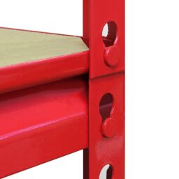 Monstershop 4 x Z-Rax Metal Racking Units Red 90cm & Free Mallet - thumbnail 8